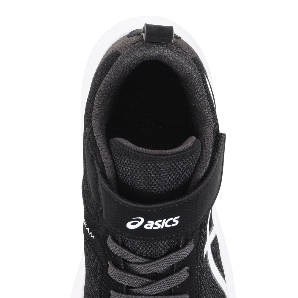 アシックス（ASICS）（キッズ）ジュニアスポーツシューズ レーザービーム ML-MG ブラック 1154A170.001 ベルクロ ベルト付き スニーカー 通学 学校 運動靴 