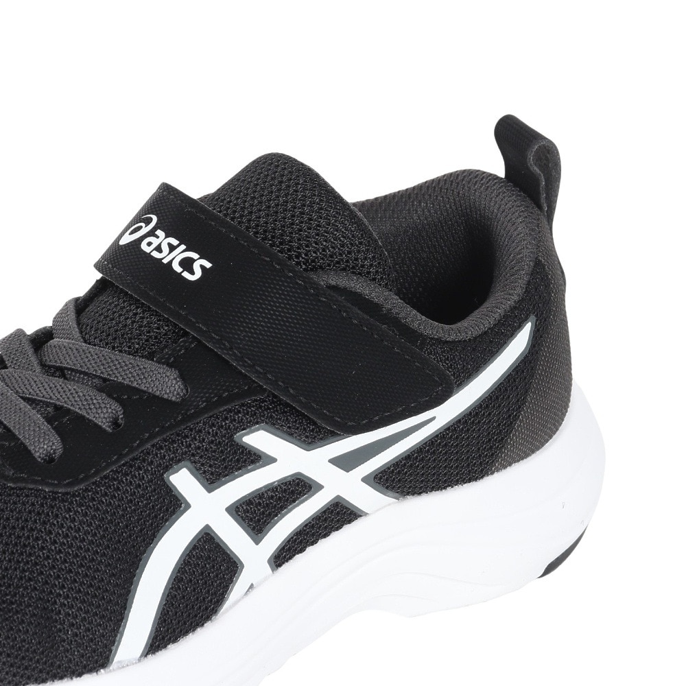アシックス（ASICS）（キッズ）ジュニアスポーツシューズ レーザービーム ML-MG ブラック 1154A170.001 ベルクロ ベルト付き スニーカー 通学 学校 運動靴 