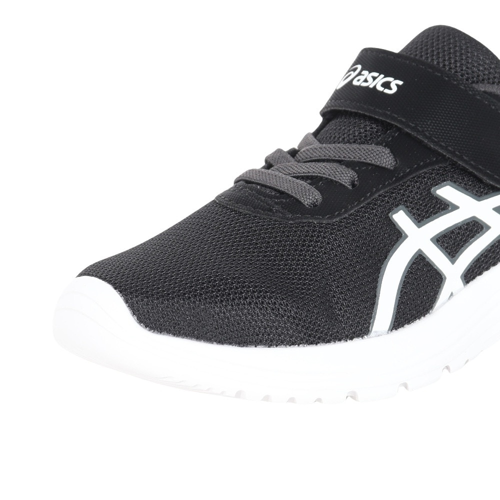 アシックス（ASICS）（キッズ）ジュニアスポーツシューズ レーザービーム ML-MG ブラック 1154A170.001 ベルクロ ベルト付き スニーカー 通学 学校 運動靴 