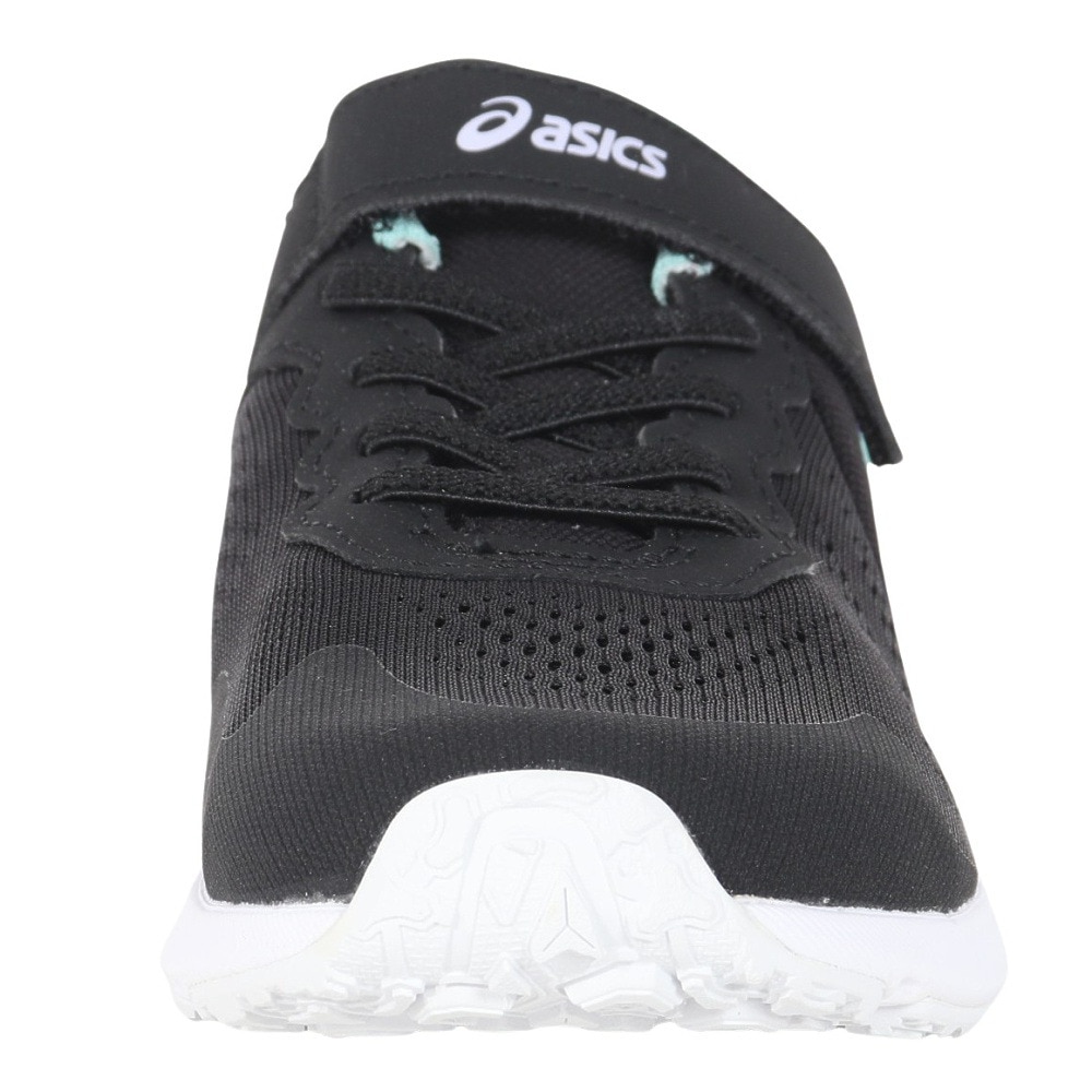 アシックス（ASICS）（キッズ）ジュニアスポーツシューズ レーザービーム RI-MG ブラック 1154A181.002 ベルクロ ベルト付き スニーカー 通学 学校 運動靴