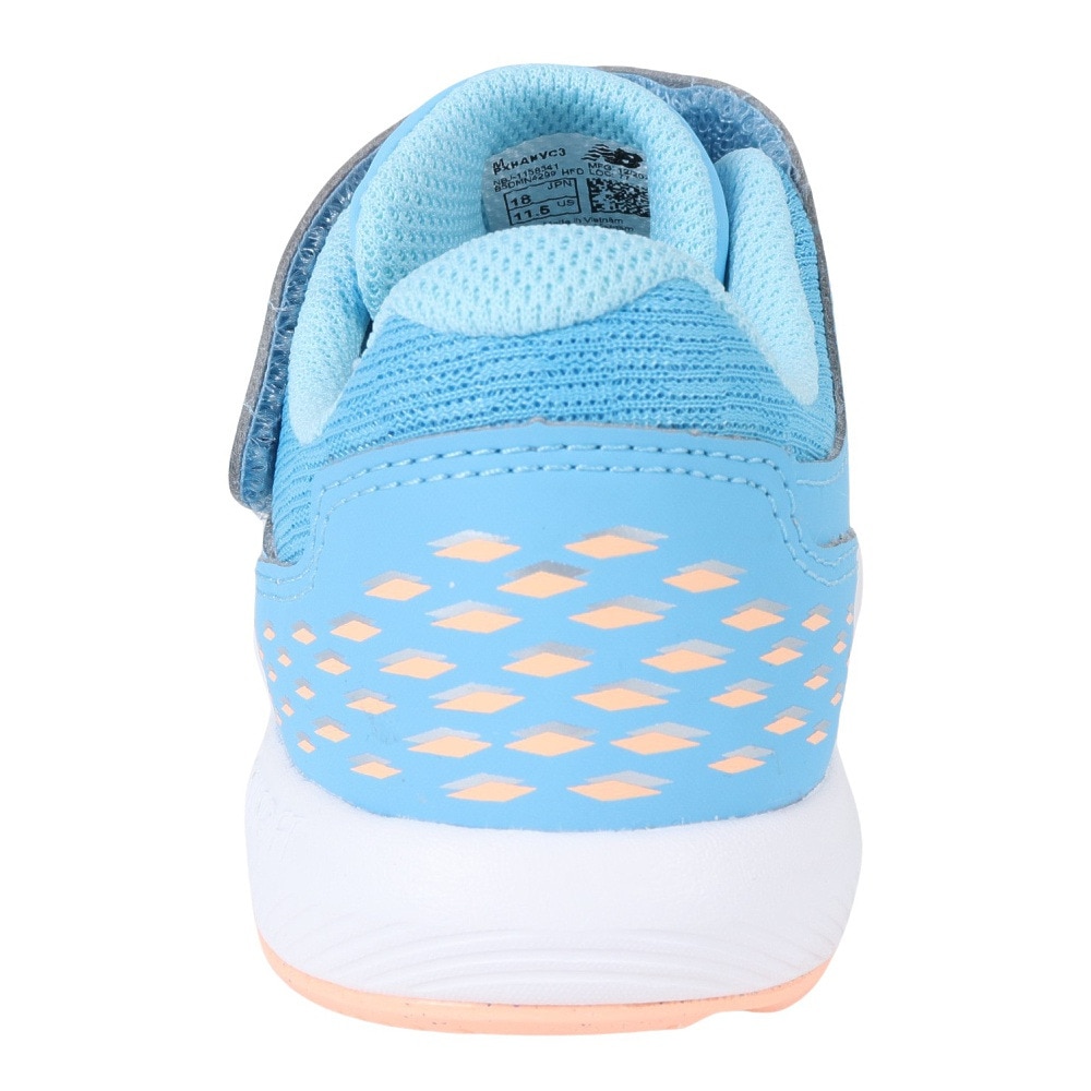 ニューバランス（new balance）（キッズ）ジュニアスポーツシューズ ハンゾーV v3 レッド PXHANVC3M スニーカー ベルクロ ベルト付き 軽量 耐久性 屈曲性