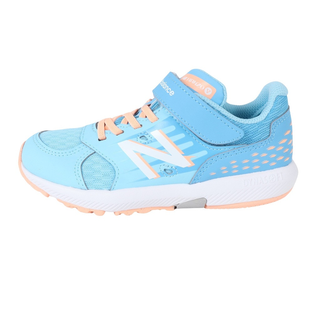 ニューバランス（new balance）（キッズ）ジュニアスポーツシューズ ハンゾーV v3 レッド PXHANVC3M スニーカー ベルクロ ベルト付き 軽量 耐久性 屈曲性
