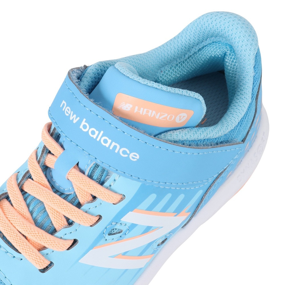ニューバランス（new balance）（キッズ）ジュニアスポーツシューズ ハンゾーV v3 レッド PXHANVC3M スニーカー ベルクロ ベルト付き 軽量 耐久性 屈曲性