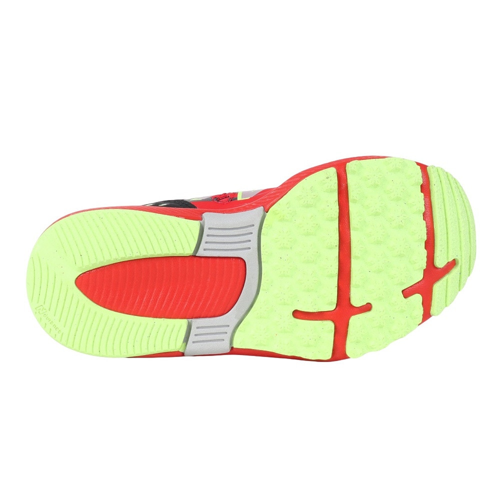 ニューバランス（new balance）（キッズ）ジュニアスポーツシューズ ハンゾーV v3 レッド PXHANVR3M スニーカー ベルクロ ベルト付き 軽量 耐久性 屈曲性
