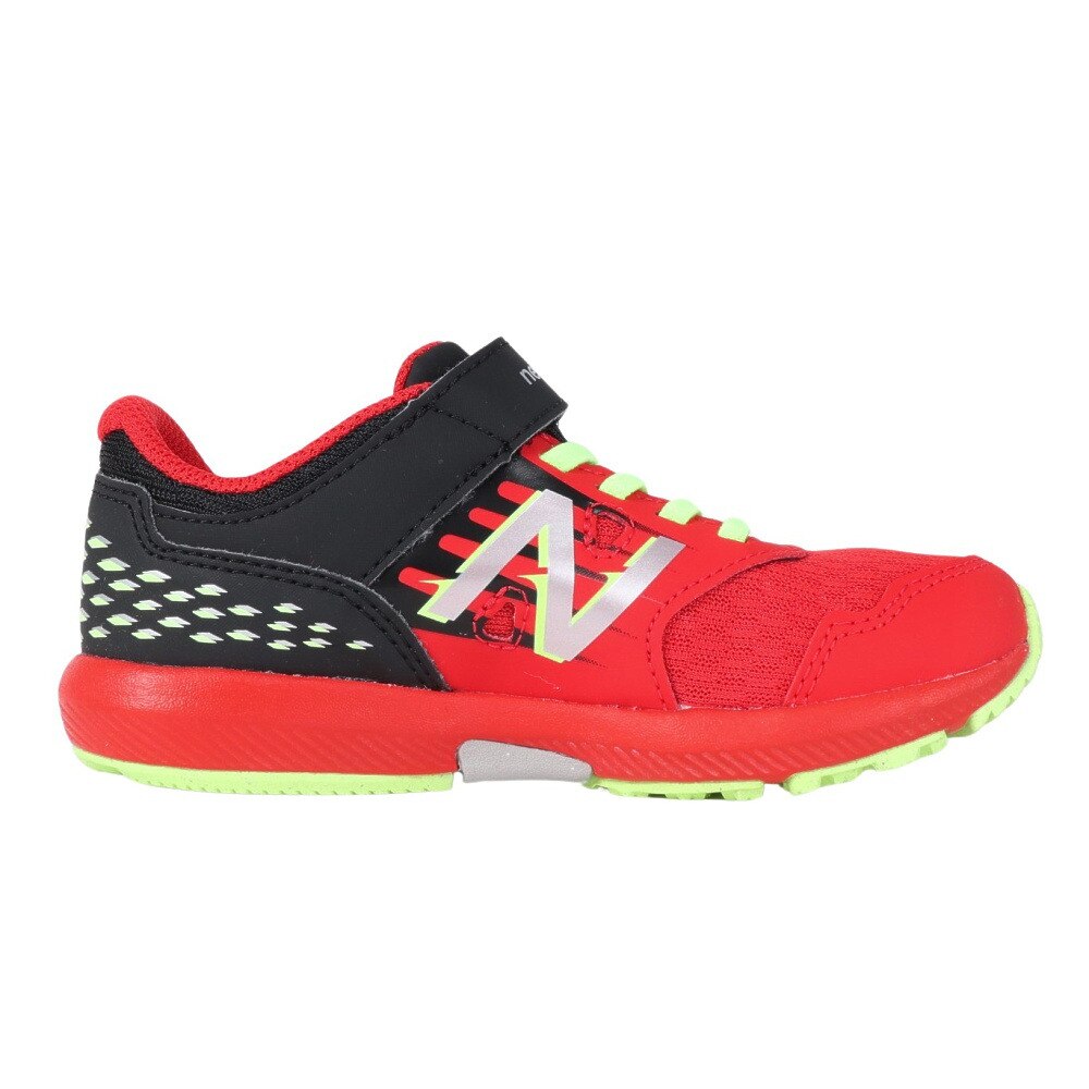 ニューバランス（new balance）（キッズ）ジュニアスポーツシューズ ハンゾーV v3 レッド PXHANVR3M スニーカー ベルクロ ベルト付き 軽量 耐久性 屈曲性