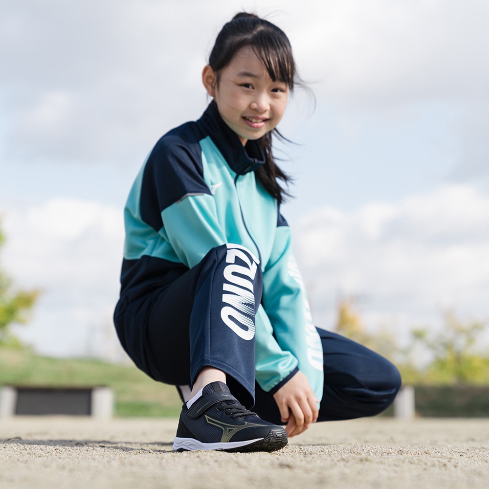 ミズノ（MIZUNO）（キッズ）ジュニアスポーツシューズ ベルクロ ベルト付き スニーカー スピードスタッズ4 ベルト K1GC242302