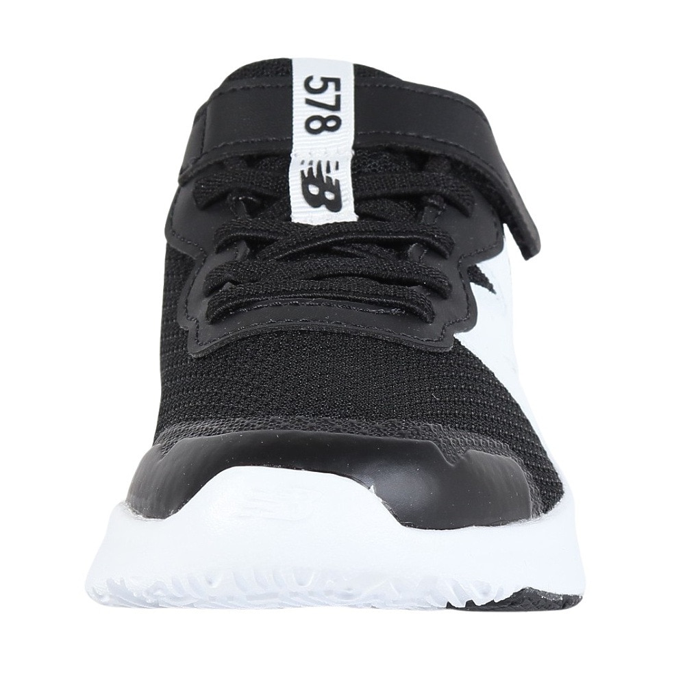 ニューバランス（new balance）（キッズ）ジュニアスポーツシューズ ベルクロ ベルト付き スニーカー 578 v1 PT578BK W