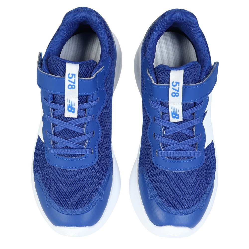 ニューバランス（new balance）（キッズ）ジュニアスポーツシューズ ベルクロ ベルト付き スニーカー 578 v1 PT578RB W