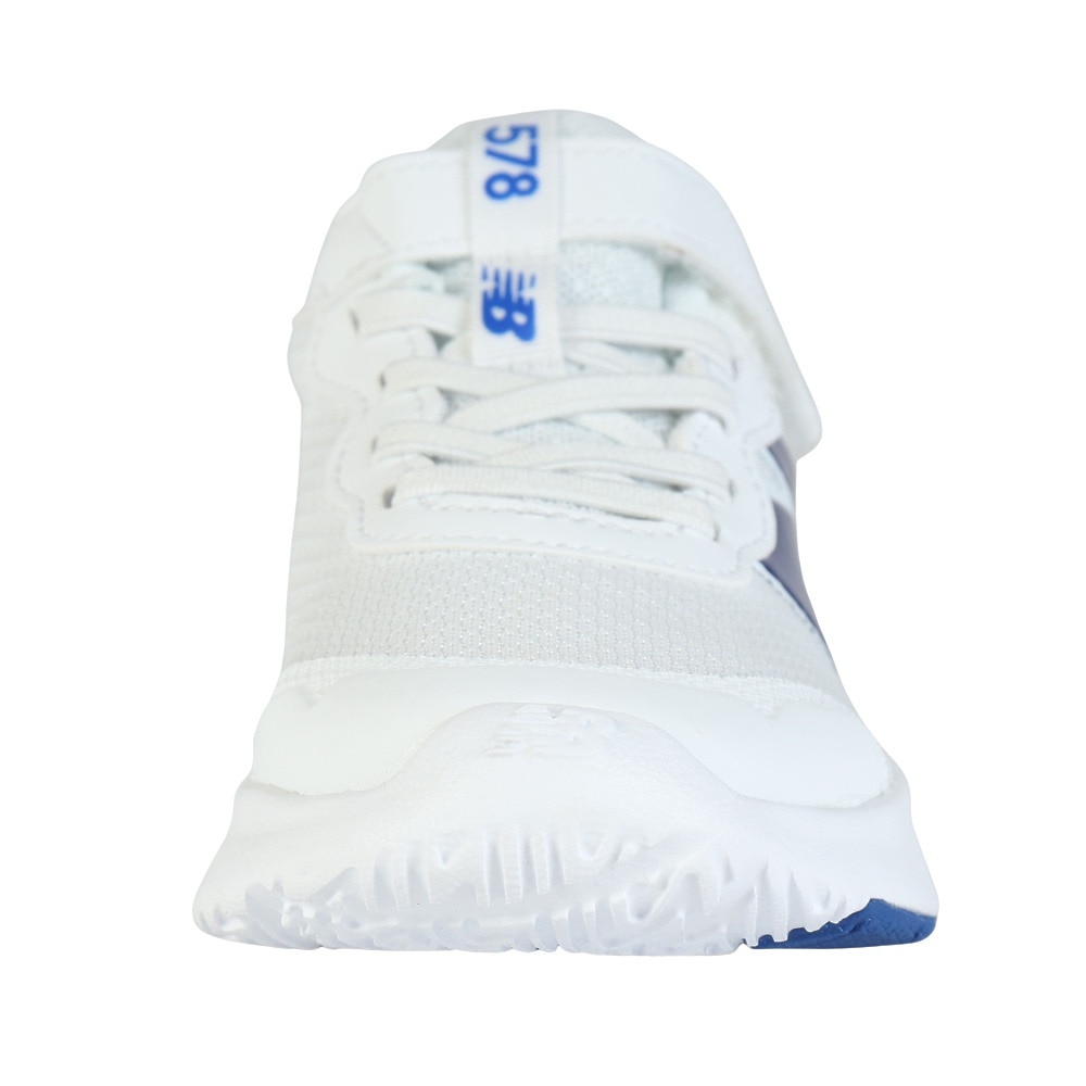 ニューバランス（new balance）（キッズ）ジュニアスポーツシューズ ベルクロ ベルト付き スニーカー 578 v1 Bungee Lace with Top Strap PT578OH W
