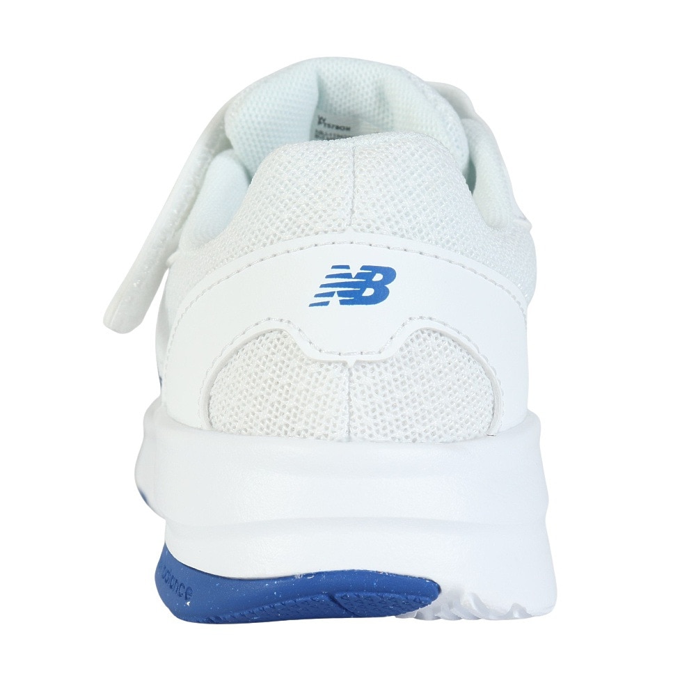 ニューバランス（new balance）（キッズ）ジュニアスポーツシューズ ベルクロ ベルト付き スニーカー 578 v1 Bungee Lace with Top Strap PT578OH W