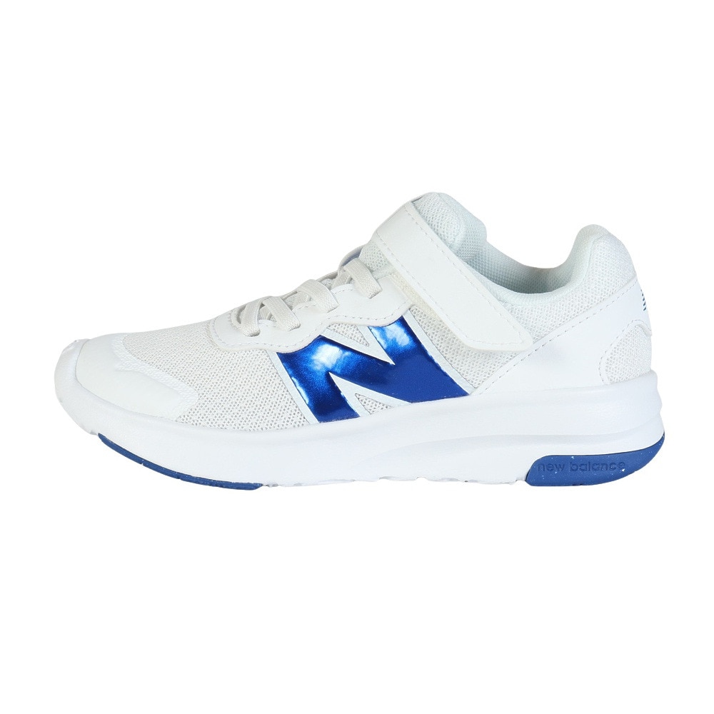 ニューバランス（new balance）（キッズ）ジュニアスポーツシューズ ベルクロ ベルト付き スニーカー 578 v1 Bungee Lace with Top Strap PT578OH W