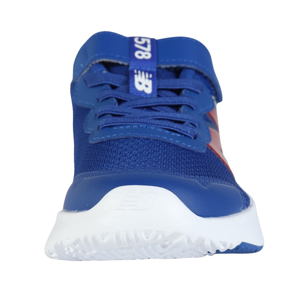 ニューバランス（new balance）（キッズ）ジュニアスポーツシューズ ベルクロ ベルト付き スニーカー 578 v1 Bungee Lace with Top Strap PT578TA W