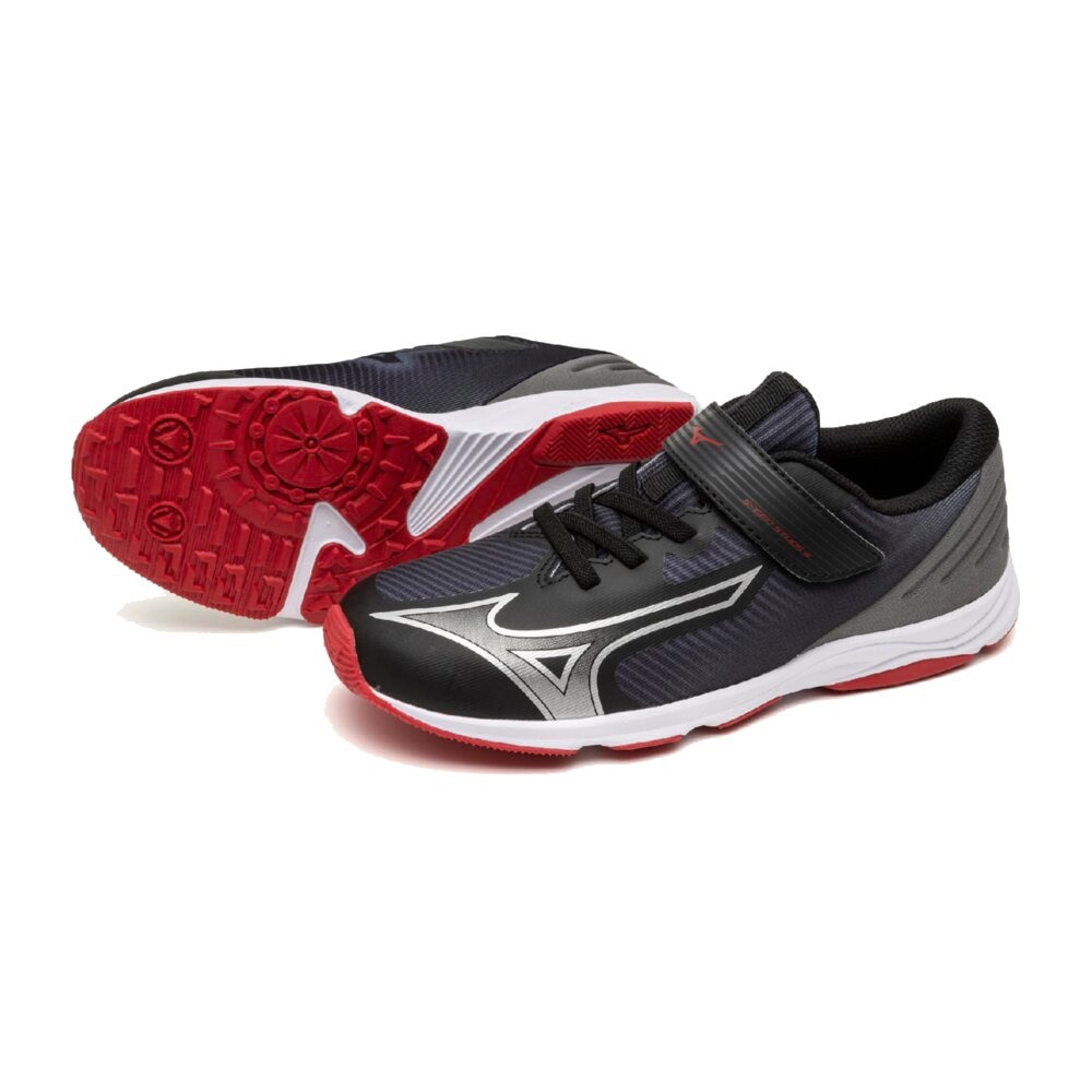 ミズノ（MIZUNO）（キッズ）ジュニアスポーツシューズ ベルクロ ベルト付き スニーカー スピードスタッズ4 ベルト K1GC242309