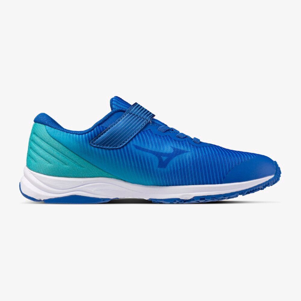 Mizuno スパイクシューズ 青 ベルクロ ミズノ（MIZUNO）（キッズ）ジュニアスポーツシューズ ベルクロ ベルト
