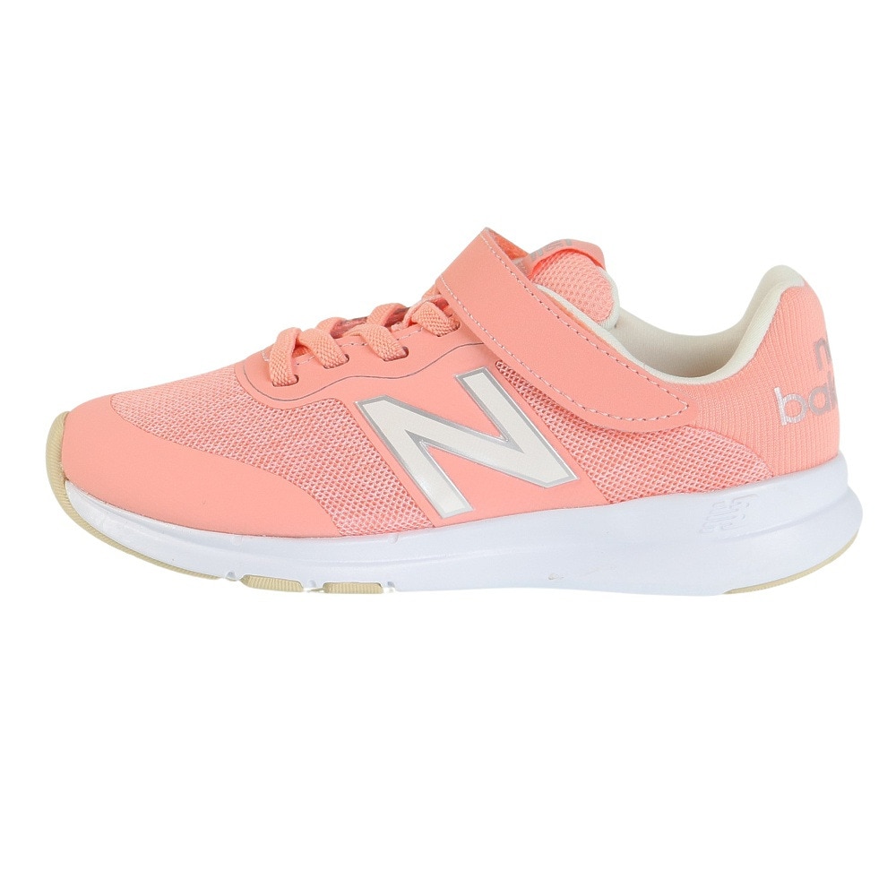 ニューバランス（new balance）（キッズ）ジュニア ランニングシューズ ピンク PREMUS YOPREM PNW ベルクロ ベルト付き スニーカー