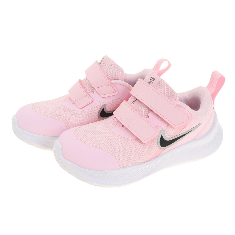 ナイキ（NIKE）（キッズ）ベビー スニーカー ベルクロ ベルト付き スター ランナー 3 TDV DA2778-601