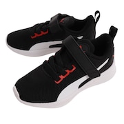 プーマ（PUMA）（キッズ）ジュニア スニーカー マジックテープ 黒 19292933 フライヤー ランナー V PS ブラック 19292933 ランニングシューズ