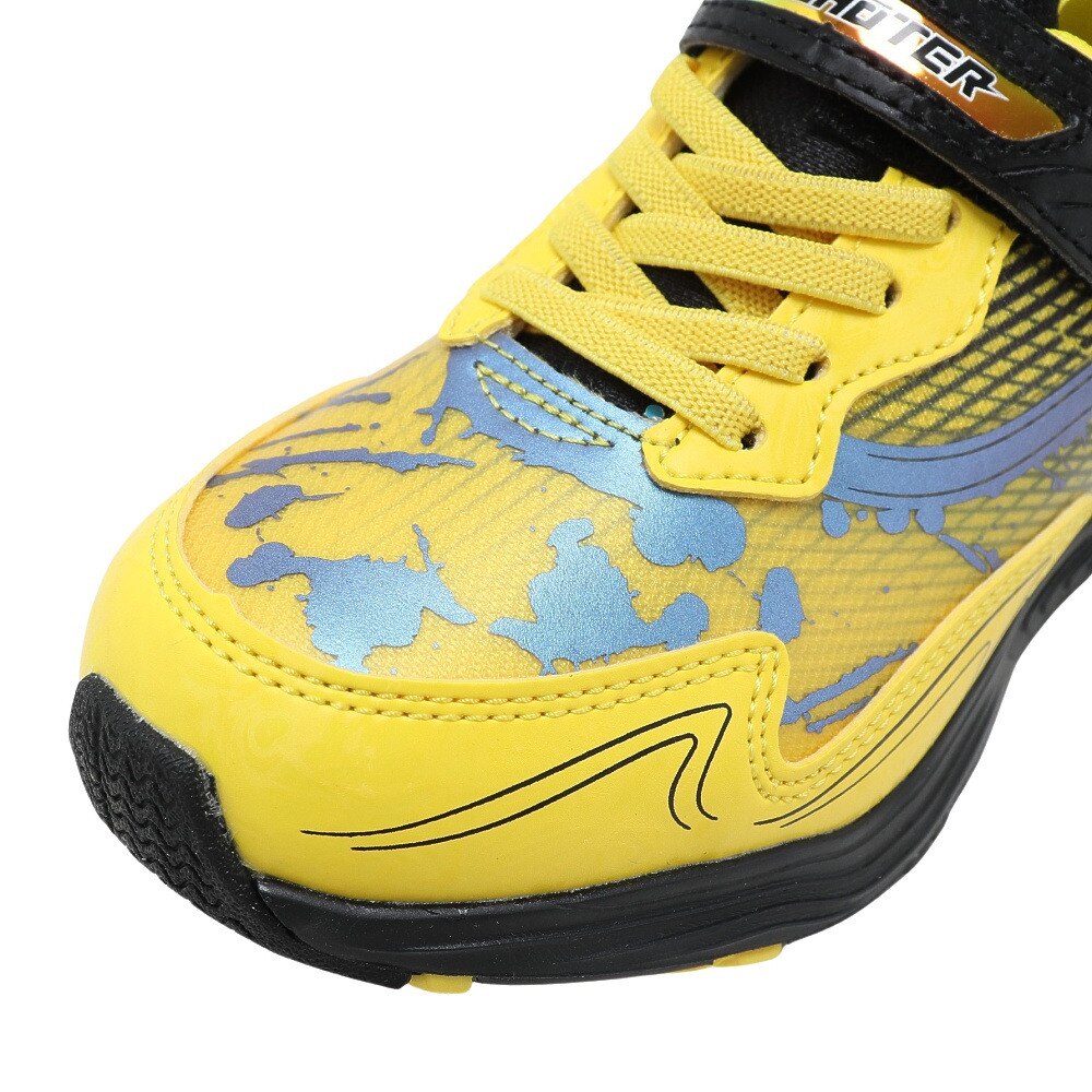 ムーンスター（MoonStar）（キッズ）スキルシューター SK 0009 イエロー 12296103 22FW ジュニアスポーツシューズ ベルクロ ベルト付き スニーカー 運動 子供★★★
