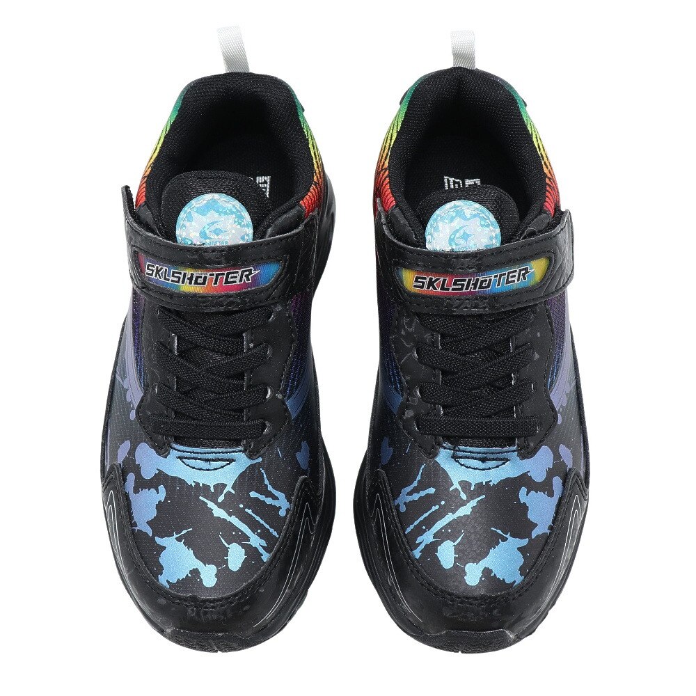 ムーンスター（MoonStar）（キッズ）スキルシューター SK 0009 ブラック 12296106 22FW ジュニアスポーツシューズ ベルクロ ベルト付き スニーカー 運動 子供