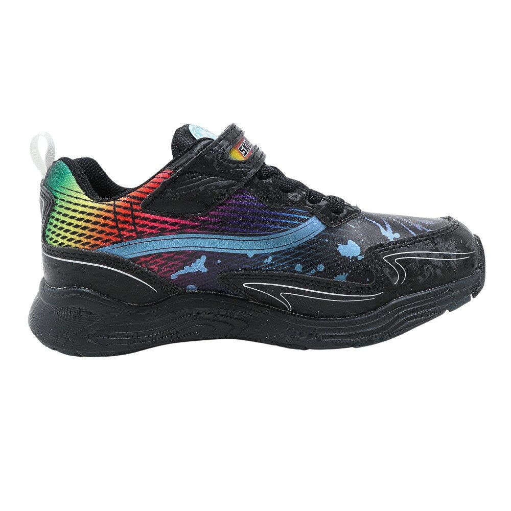 ムーンスター（MoonStar）（キッズ）スキルシューター SK 0009 ブラック 12296106 22FW ジュニアスポーツシューズ ベルクロ ベルト付き スニーカー 運動 子供