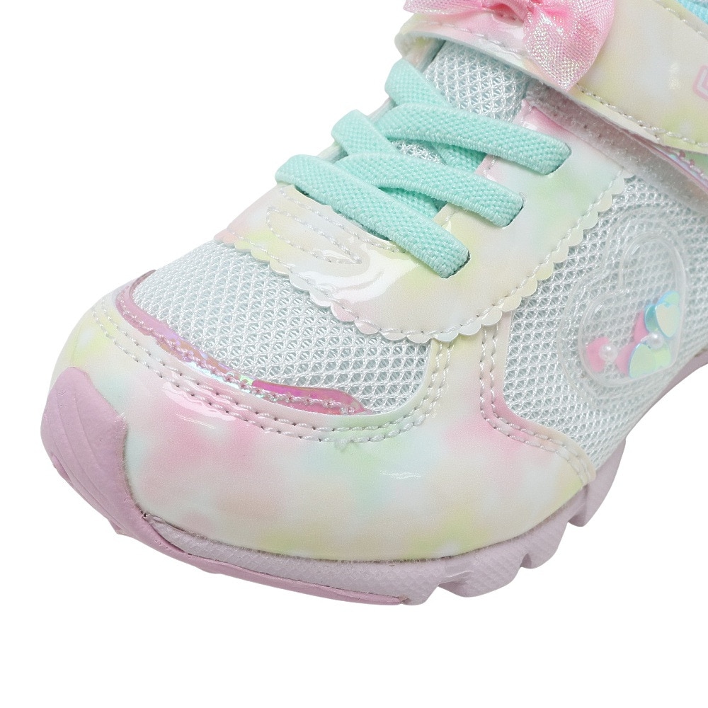 ムーンスター（MoonStar）（キッズ）ラブラッシュ LV 1101 マルチ 12296171 22FW ジュニア スポーツシューズ ベルクロ ベルト付き 運動靴 子供 スニーカー