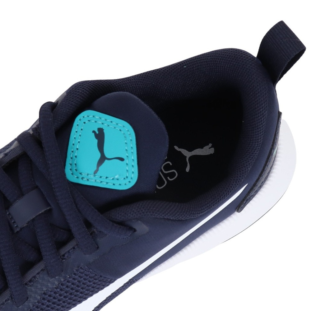 プーマ（PUMA）（キッズ）ジュニア スポーツ シューズ フライヤー ランナー JR ネイビー 19292834 スニーカー ランニング トレーニング 通気性 軽量 運動会