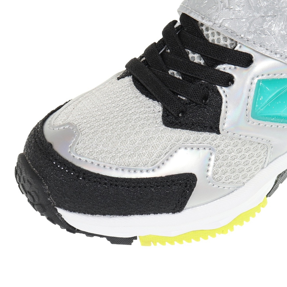 ムーンスター（MoonStar）（キッズ）ジュニア スポーツ シューズ SK 0028 シャイニングブレイク シルバー 12296691 23SS ベルクロ スニーカー 抗菌 防臭 体育 