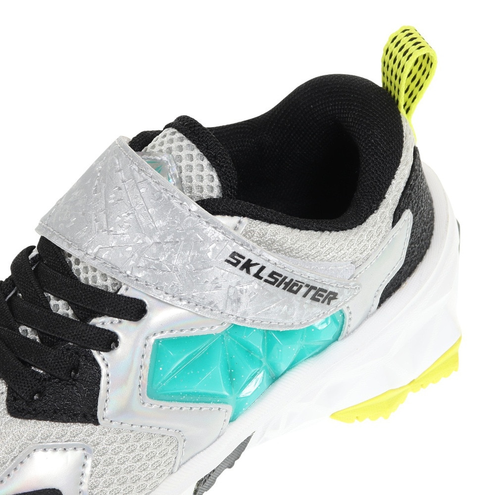 ムーンスター（MoonStar）（キッズ）ジュニア スポーツ シューズ SK 0028 シャイニングブレイク シルバー 12296691 23SS ベルクロ スニーカー 抗菌 防臭 体育 