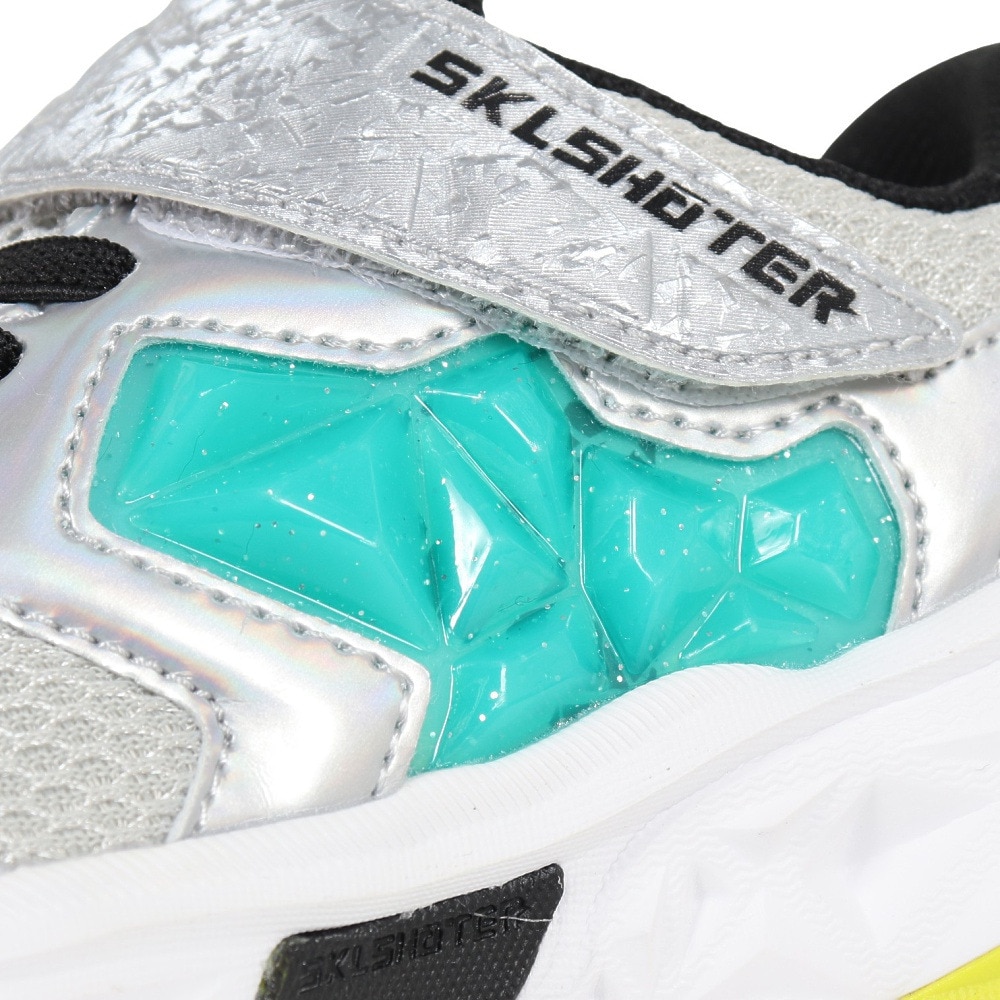 ムーンスター（MoonStar）（キッズ）ジュニア スポーツ シューズ SK 0028 シャイニングブレイク シルバー 12296691 23SS ベルクロ スニーカー 抗菌 防臭 体育 