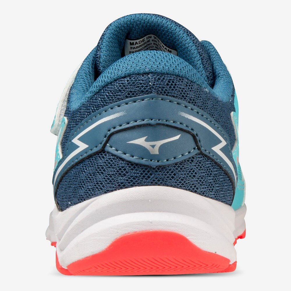 ミズノ（MIZUNO）（キッズ）ジュニアスポーツシューズ スピードスタッズ 3 ブルー ホワイト K1GC224051 スニーカー ベルクロ ベルト付き 運動会 登校