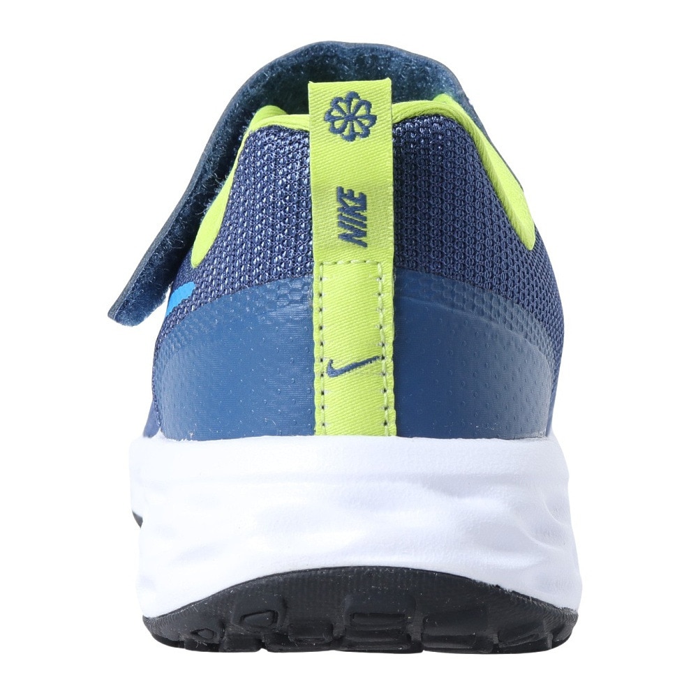 ナイキ（NIKE）（キッズ）ジュニア スポーツ シューズ レボリューション6 NN PSV ネイビー DD1095-401 スニーカー ベルクロ ベルト付き 軽量 通気性 運動会