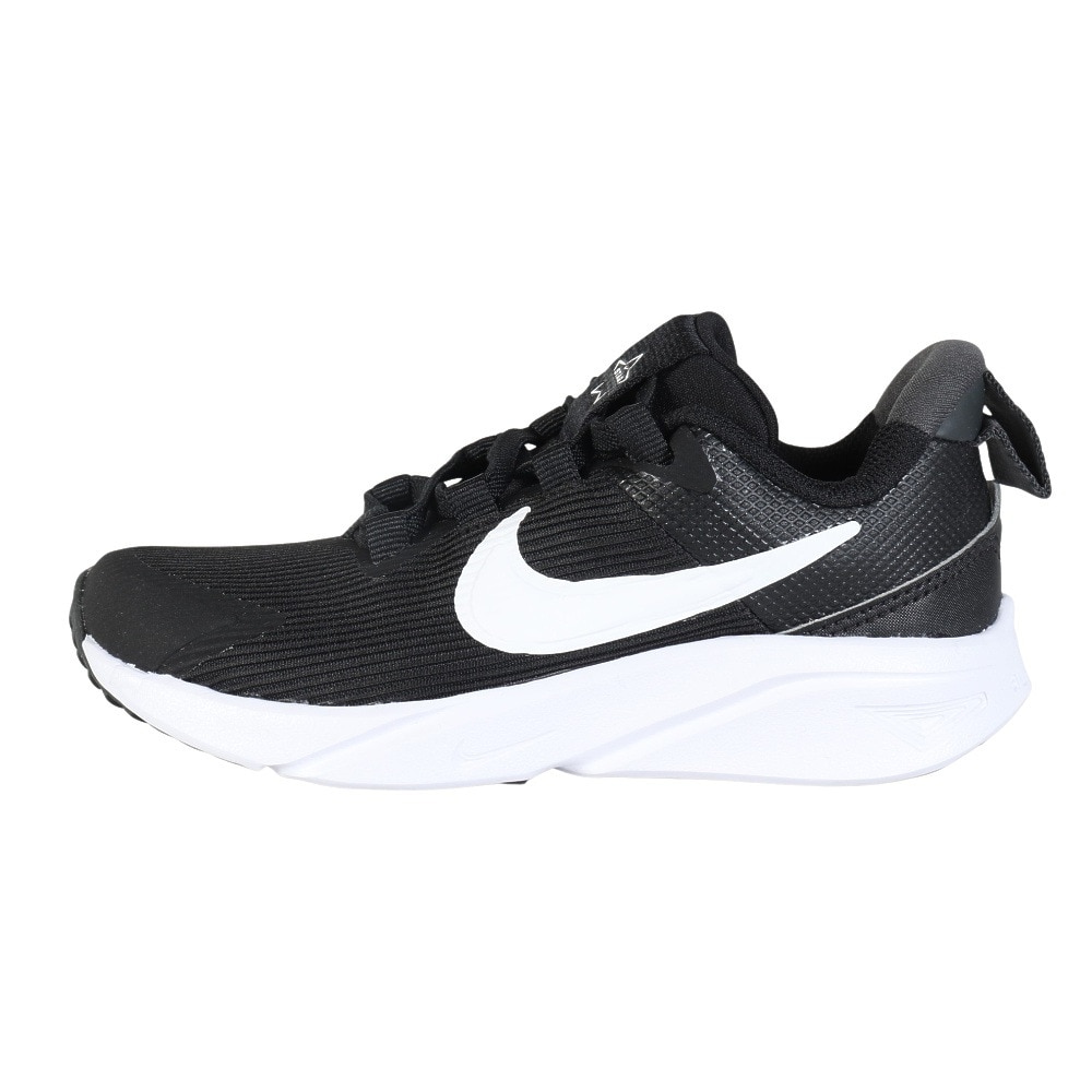 ナイキ（NIKE）（キッズ）ジュニア スポーツ シューズ スターランナー4 NN PS ブラック DX7614-001 スニーカー 通学 運動靴 カジュアル 日常履き クッション性