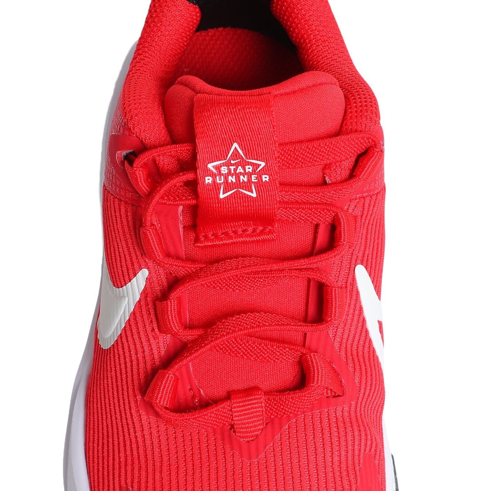ナイキ（NIKE）（キッズ）ジュニア スポーツ シューズ スター ランナー4 NN PS レッド DX7614-600 スニーカー 運動会 登校 日常履き 運動靴 クッション性