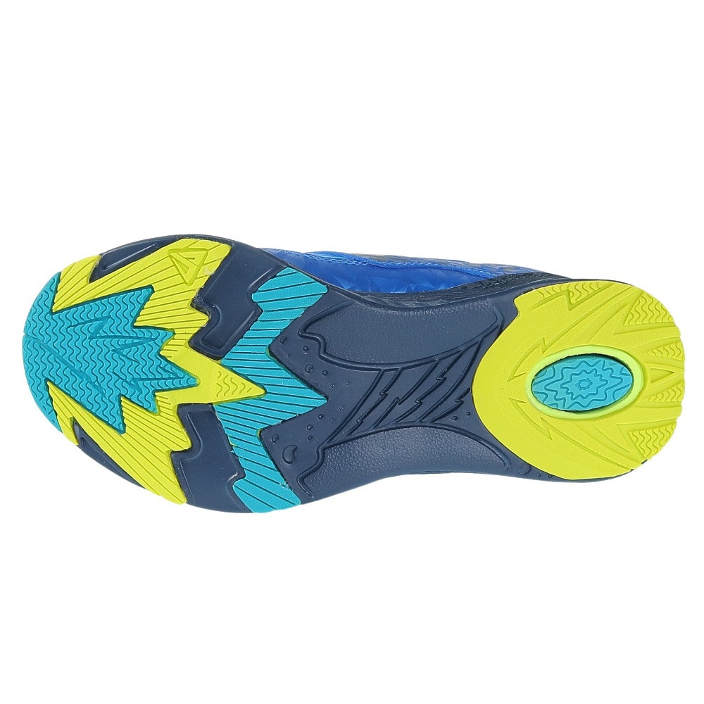 ムーンスター（MoonStar）（キッズ）ジュニア スポーツシューズ スキルシューター SK 0025 ブルー 12296615 23FW ベルクロ ベルト付き 抗菌 防臭 防水 耐久性