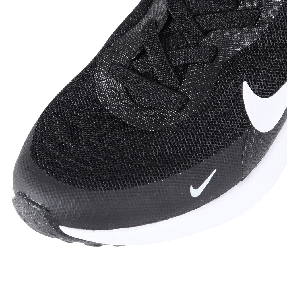 ナイキ（NIKE）（キッズ）ジュニア スポーツ シューズ レボリューション7PSV ブラック FB7690-003 ベルクロ ベルト付き スニーカー 面ファスナー 運動