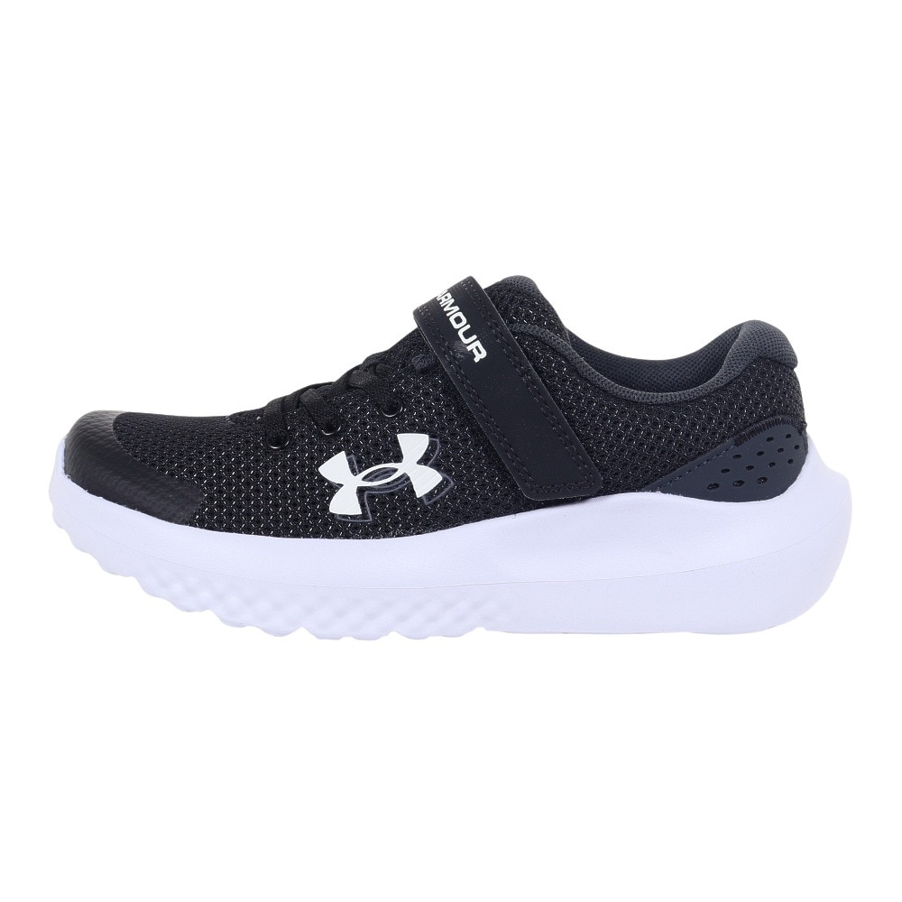 アンダーアーマー（UNDER ARMOUR）（キッズ）ジュニアスポーツシューズ ベルクロ ベルト付き スニーカー BPS Surge 4 AC 3027104 001