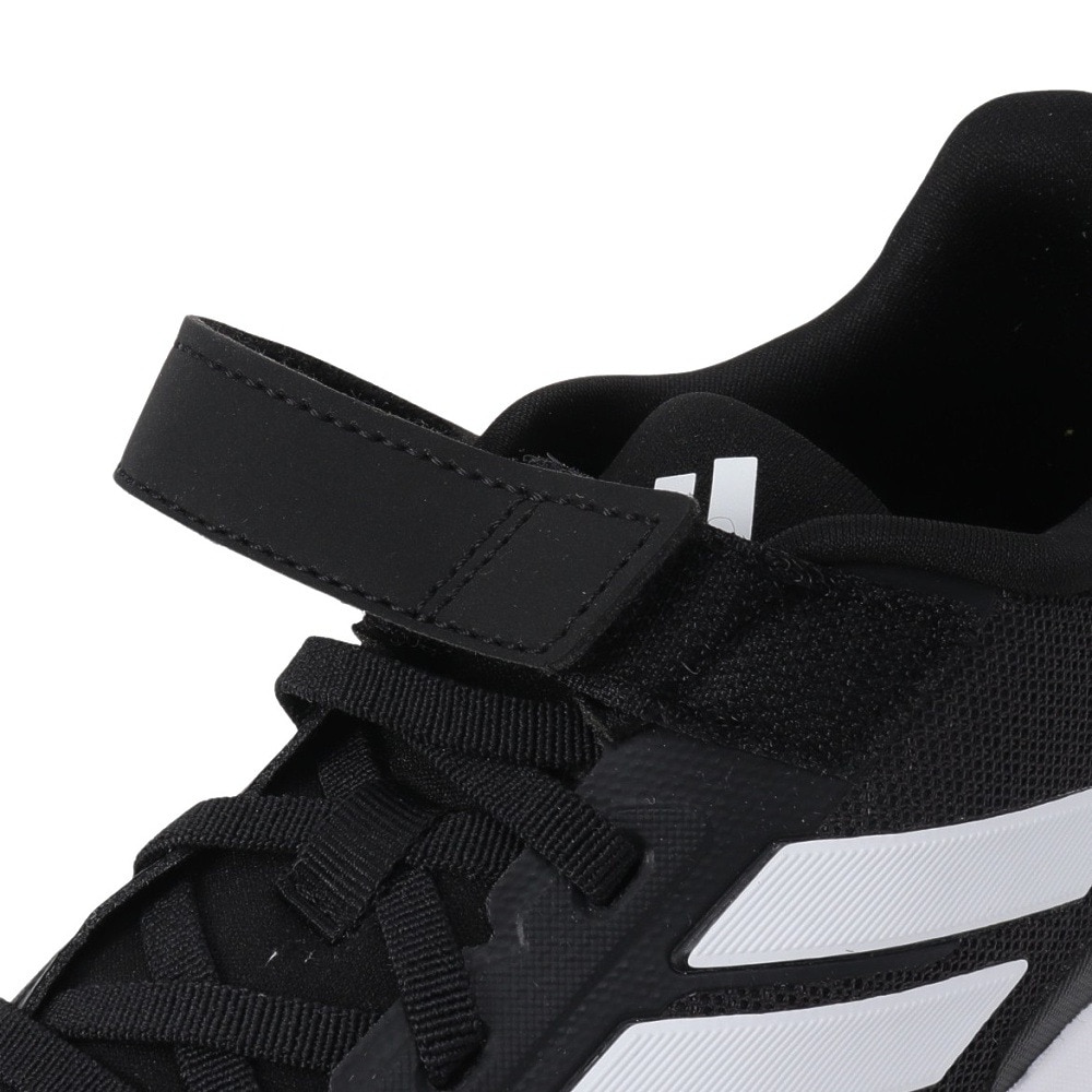 アディダス（adidas）（キッズ）ジュニアスポーツシューズ ベルクロ ベルト付き スニーカー コアファイト 5 キッズ EL IE8574