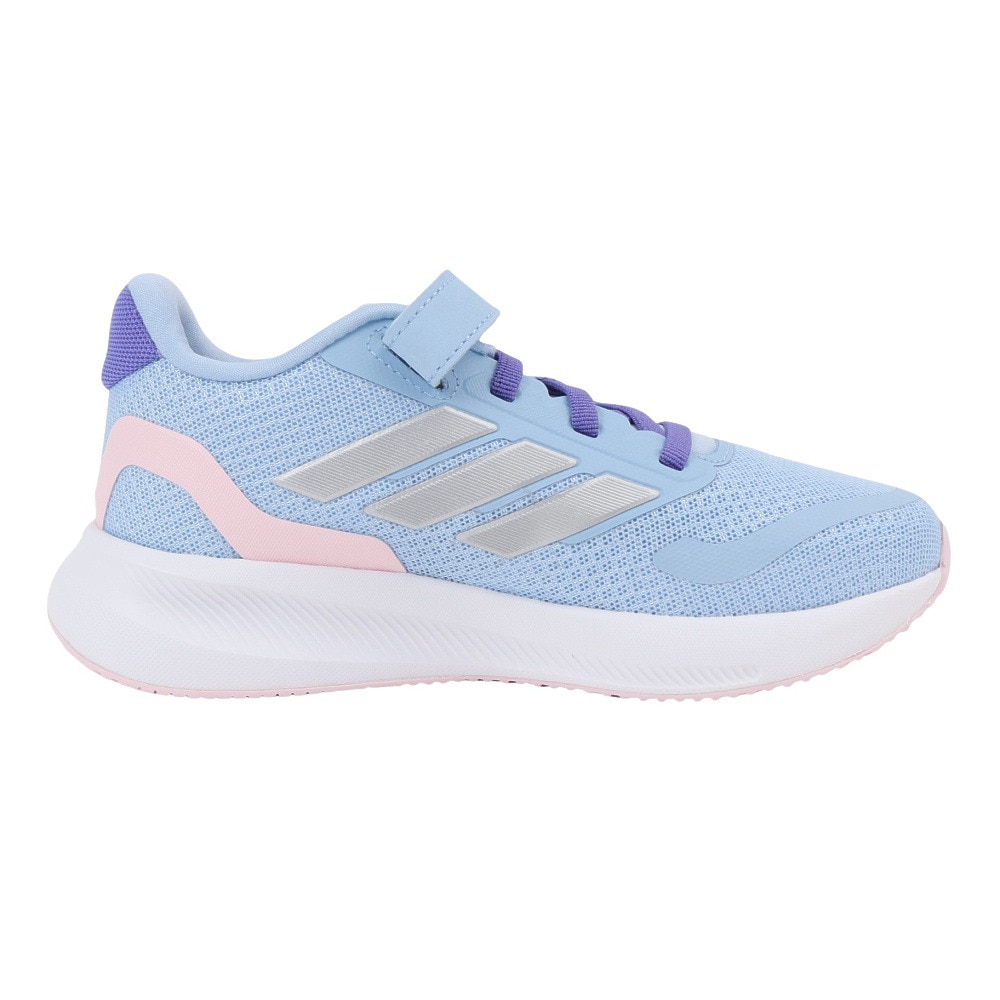 アディダス（adidas）（キッズ）ジュニアスポーツシューズ ベルクロ ベルト付き スニーカー コアファイト 5 キッズ EL IE8581