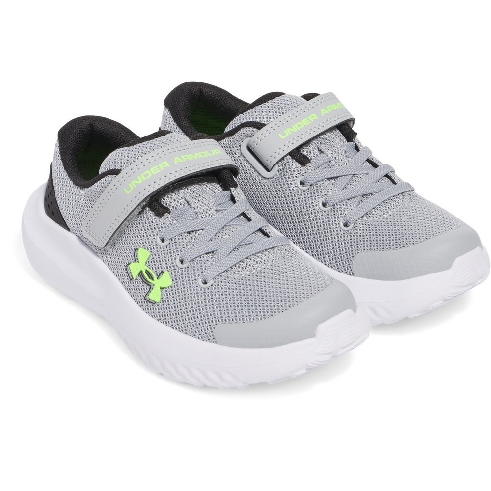 アンダーアーマー（UNDER ARMOUR）（キッズ）ジュニアスポーツシューズ ベルクロ ベルト付き スニーカー サージ4 AC 3027104 012