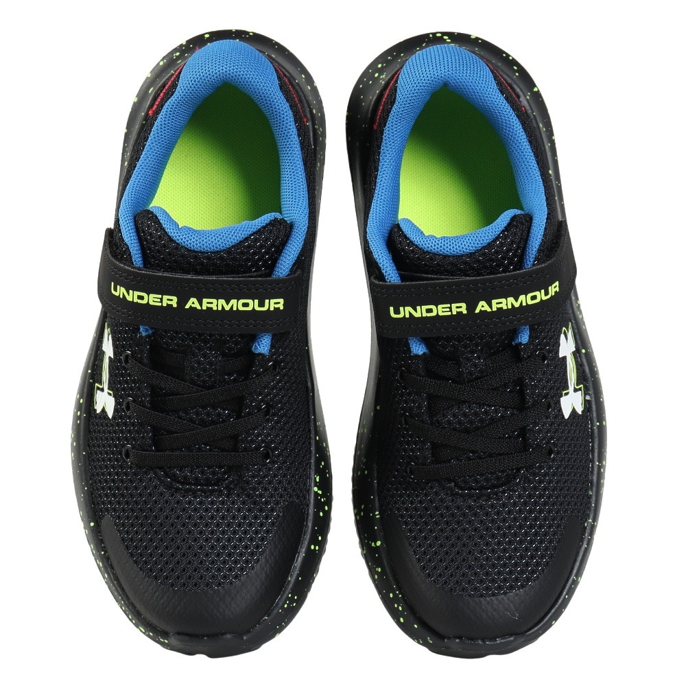 アンダーアーマー（UNDER ARMOUR）（キッズ）ジュニアスポーツシューズ ベルクロ ベルト付き スニーカー サージ4 AC 3027104 006