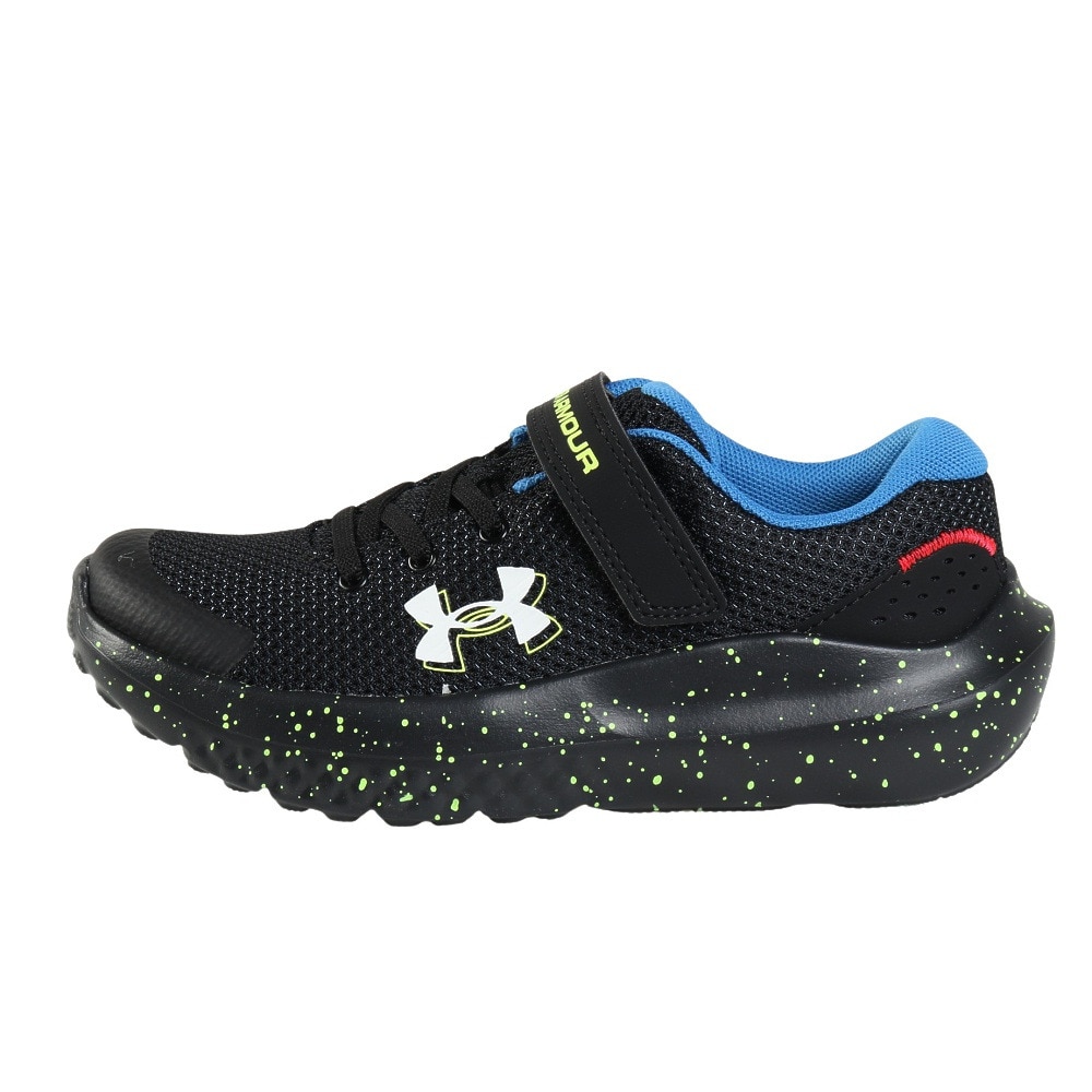 アンダーアーマー（UNDER ARMOUR）（キッズ）ジュニアスポーツシューズ ベルクロ ベルト付き スニーカー サージ4 AC 3027104 006