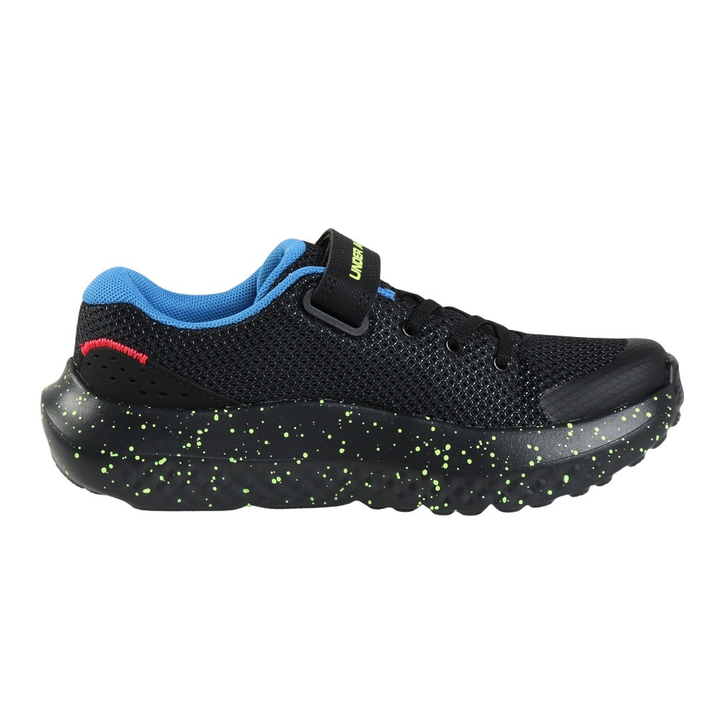 アンダーアーマー（UNDER ARMOUR）（キッズ）ジュニアスポーツシューズ ベルクロ ベルト付き スニーカー サージ4 AC 3027104 006
