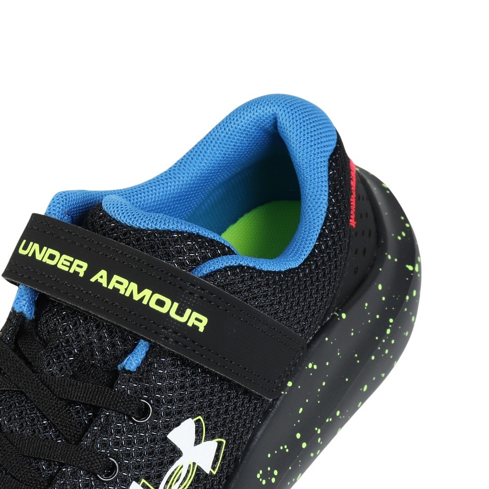 アンダーアーマー（UNDER ARMOUR）（キッズ）ジュニアスポーツシューズ ベルクロ ベルト付き スニーカー サージ4 AC 3027104 006