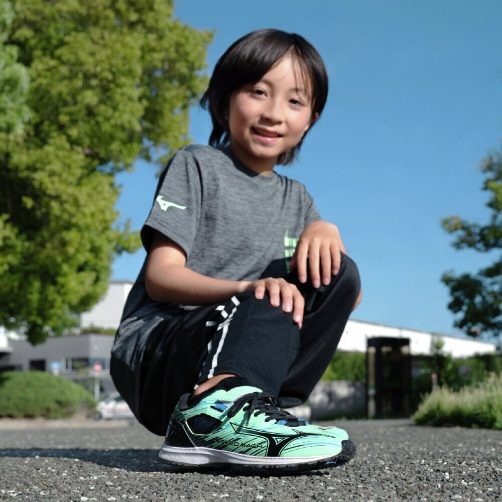 ミズノ（MIZUNO）（キッズ）ジュニアスポーツシューズ ベルクロ ベルト付き スニーカー スピードマッハ3 K1GC255203