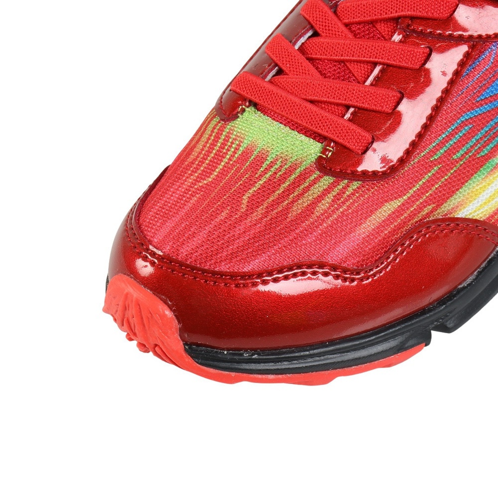ムーンスター（MoonStar）（キッズ）ボーイズ ジュニア スポーツシューズ ベルクロ ベルト付き スニーカー SS K1223 3E レッド 12240122 運動靴