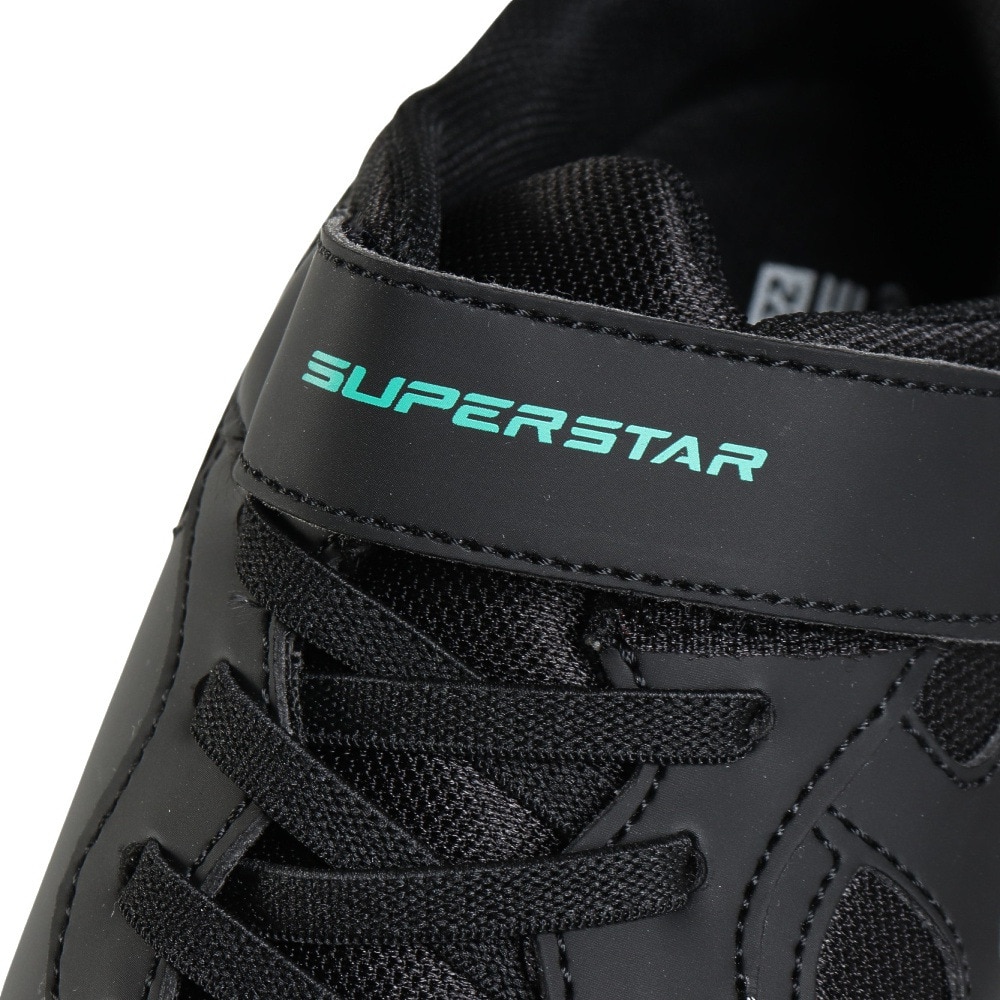 ムーンスター（MoonStar）（キッズ）ボーイズ ジュニア スポーツシューズ ベルクロ ベルト付き スニーカー SS J1218 3E ブラック 12299596