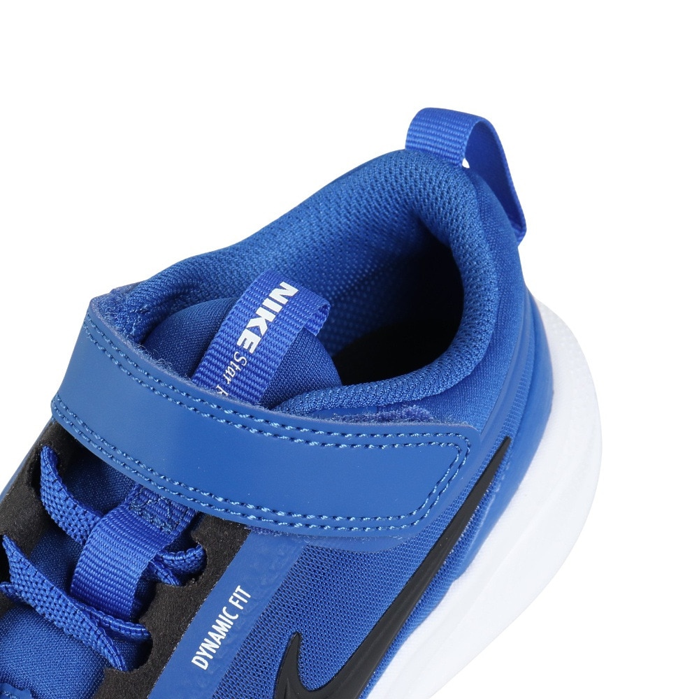 ナイキ（NIKE）（キッズ）ジュニア スポーツシューズ ベルクロ ベルト付き スニーカー スター ランナー 5 PS ネイビー HF7005-401