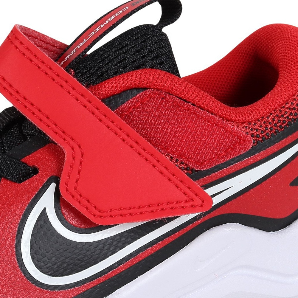 ナイキ（NIKE）（キッズ）ジュニア スポーツシューズ ベルクロ ベルト付き スニーカー コズミック ランナー レッド HM4400-601