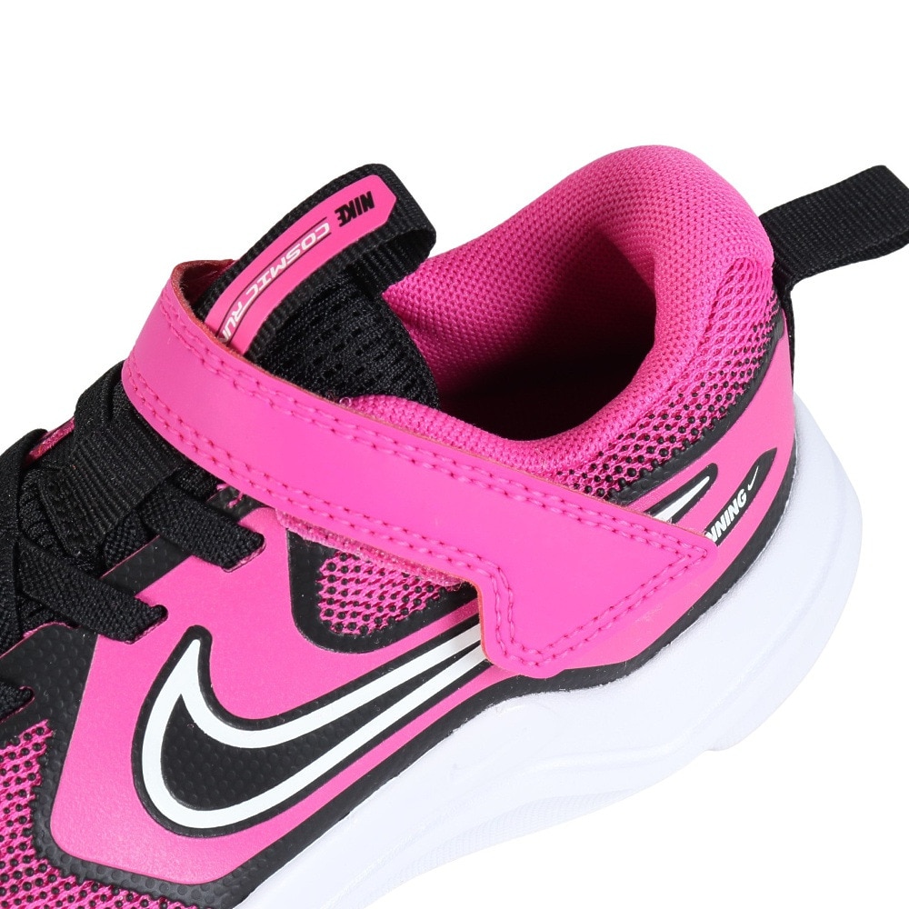 ナイキ（NIKE）（キッズ）ジュニア スポーツシューズ ベルクロ ベルト付き スニーカー コズミック ランナー PSV ピンク HM4400-602