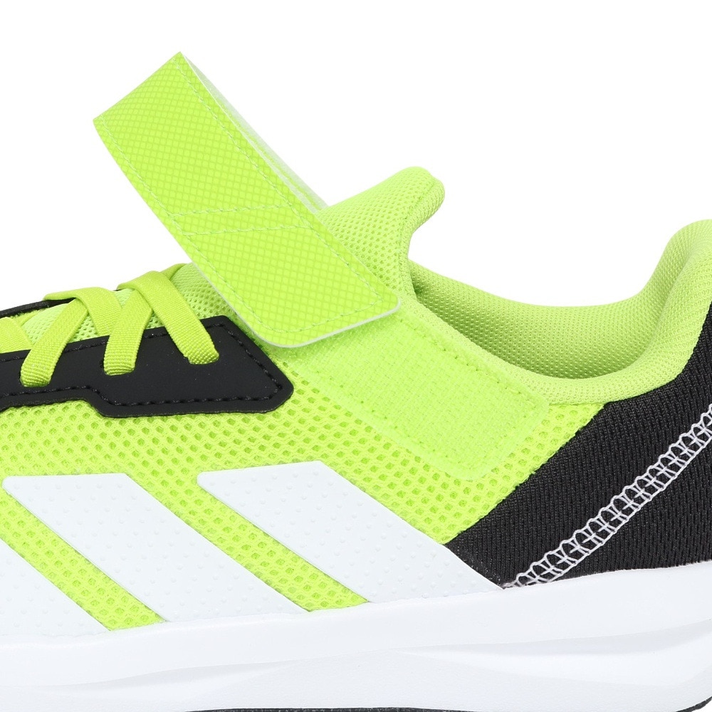 アディダス（adidas）（キッズ）ジュニア スポーツシューズ ベルクロ ベルト付き スニーカー アディダス ファイト キッズ グリーン JQ8100